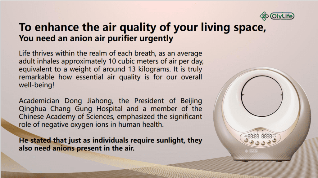 Air Ioniser for Good Air Quality
