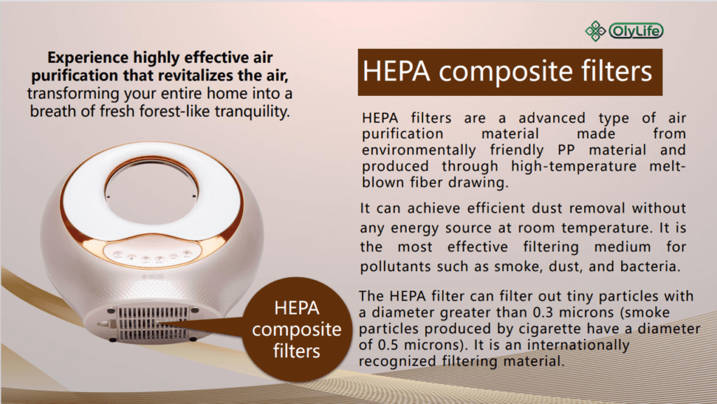 Air Ioniser with Hepa Filters